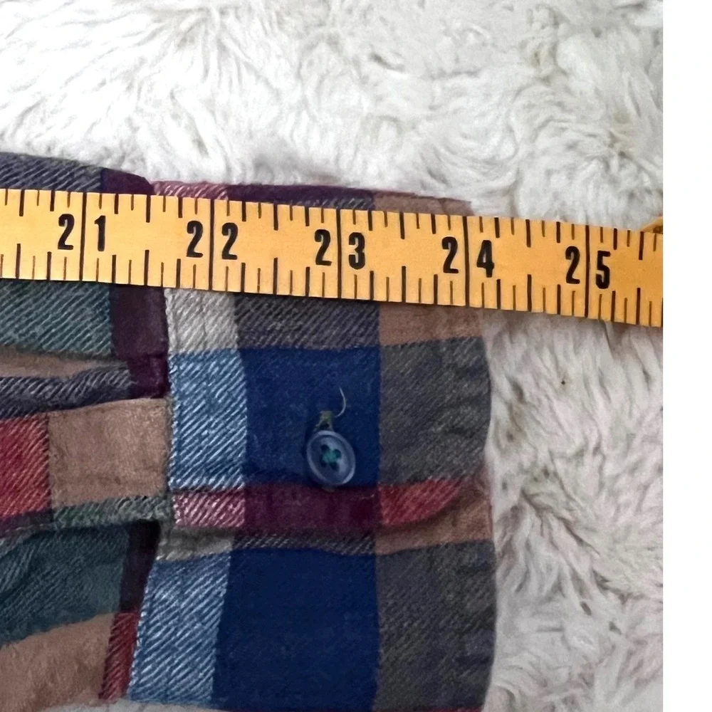 Austin Clothing Co Mens XXL Plaid Flannel Long Sleeve Button Up Shirt 100 Cotton